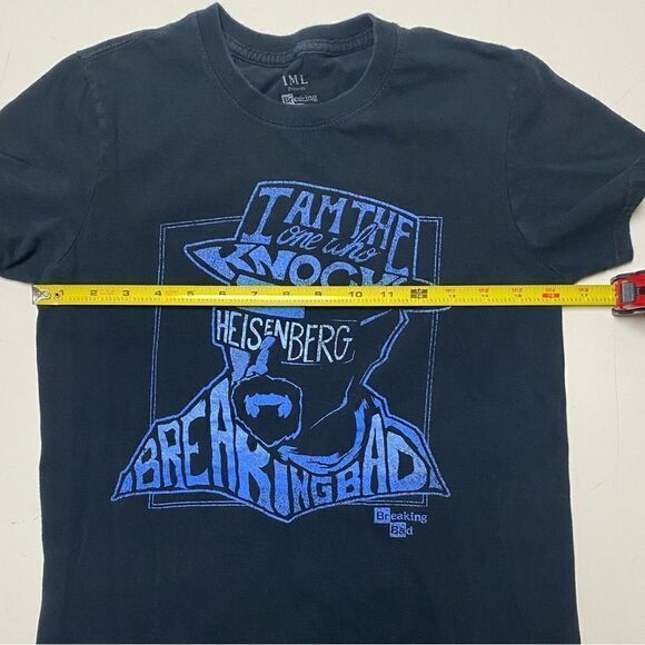 IML Breaking Bad Women’s Black Heisenberg The One Who Knocks Graphic Shirt Sz S - Picture 4 of 7